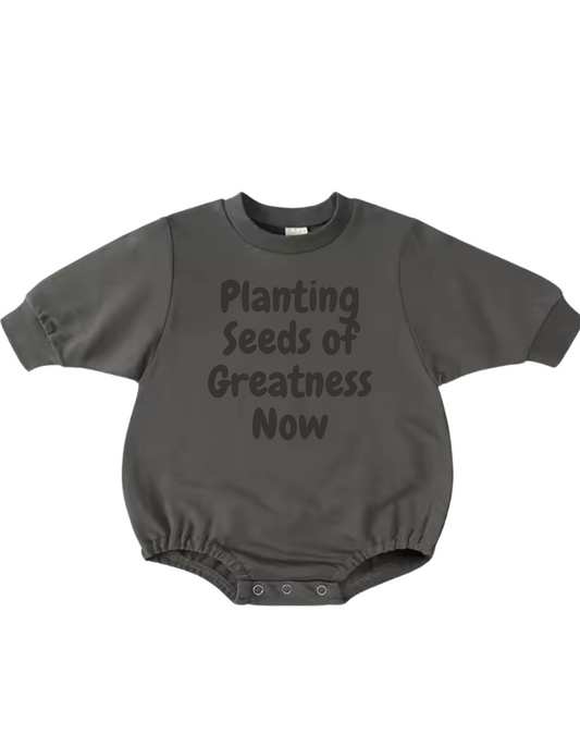 Planting Seeds of Greatness Now-Long Sleeves Bodysuit